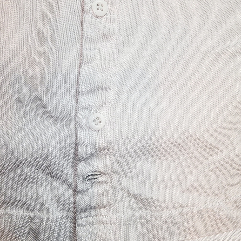 Fabletics White Short Sleeve Casual Button Down Shirt - Picture 5 of 8